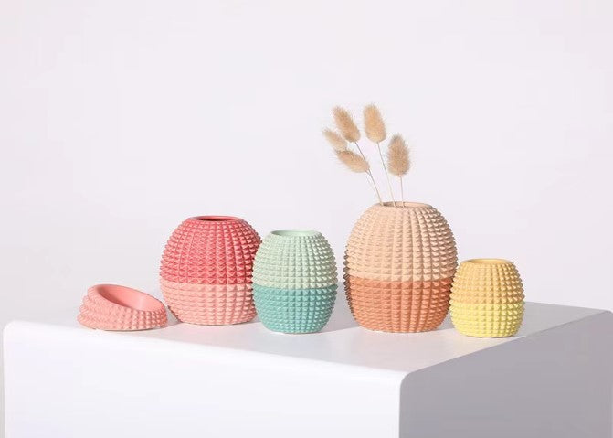 Ceramic Pineapple Vase Decoration