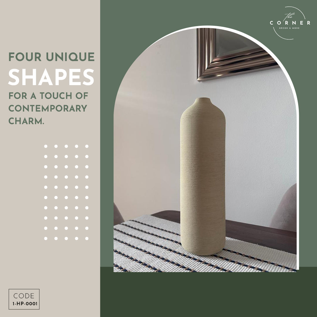 Tall Minimalist Cylindrical Vase