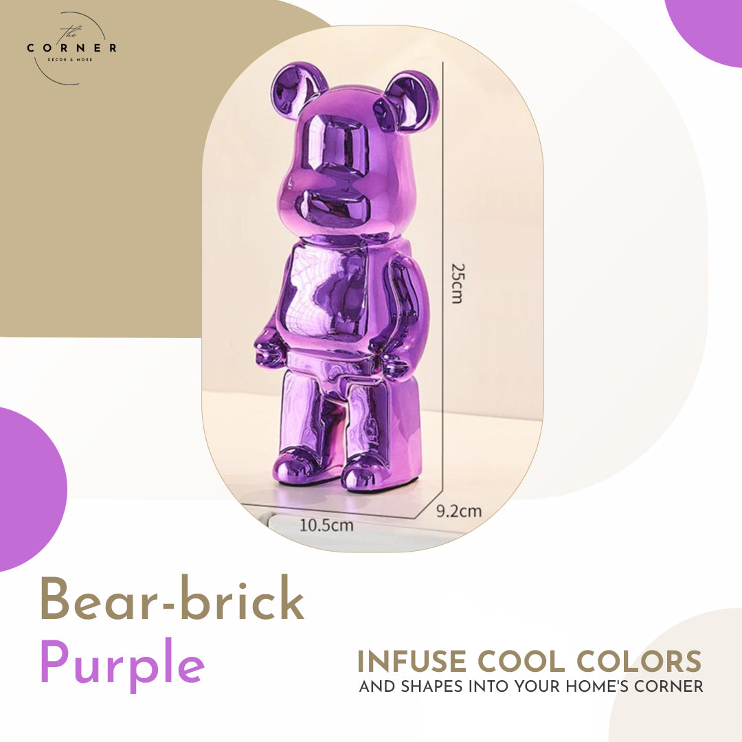 Bear Brick Coins Bank Medium Size